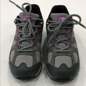 Outbound Women’s Trail Low-Cut Hiking Shoes – Size 7 – Gray/Purple – Trek-Light